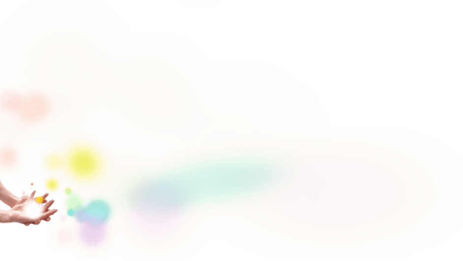 手のひらから広がる、やさしい光と色彩