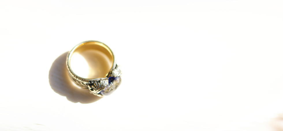 Antique noble heart ring