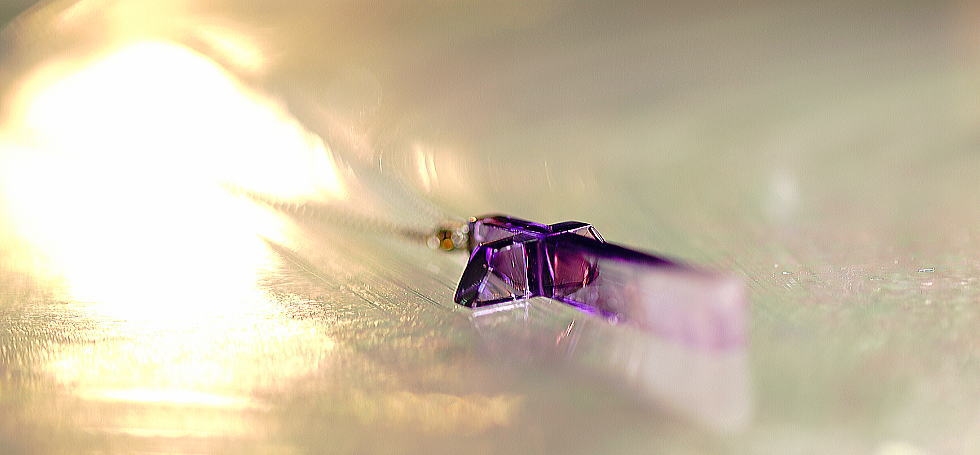 Natural Amethyst Cross